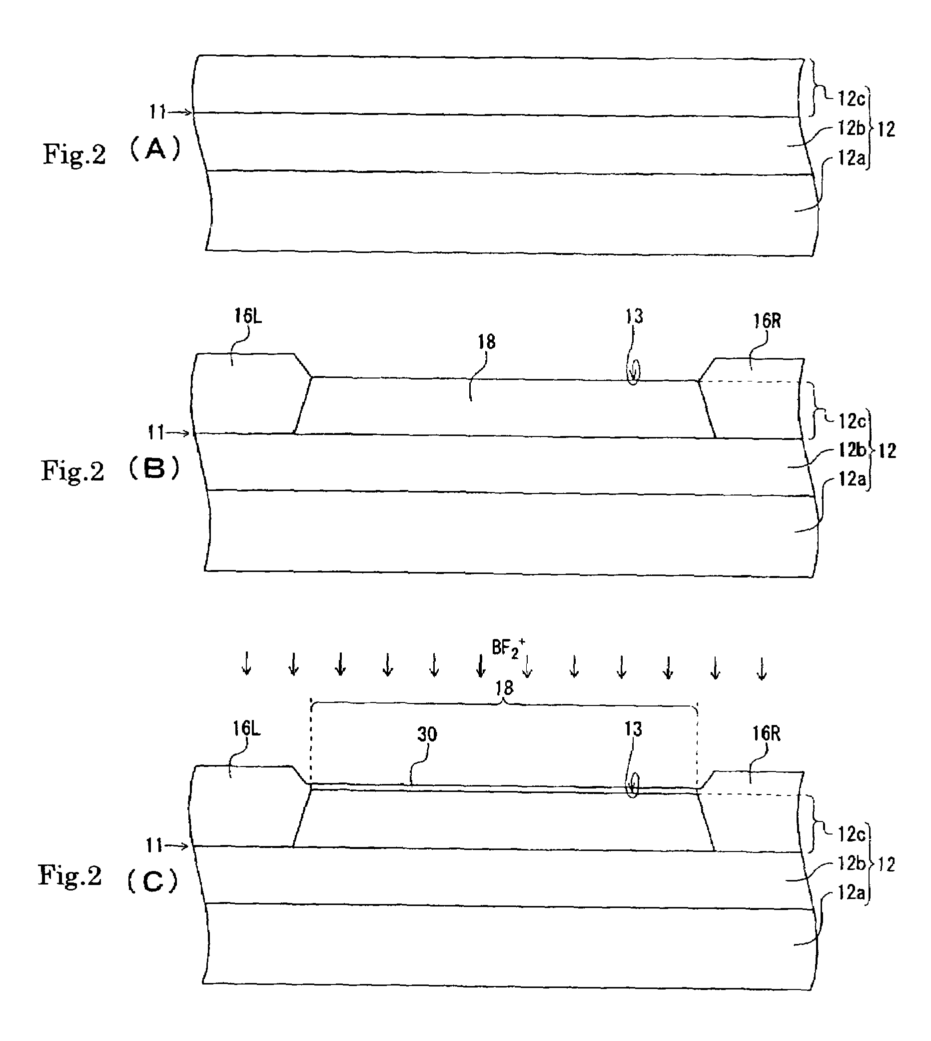 Method for manufacturing semiconductor device and MOS field effect transistor