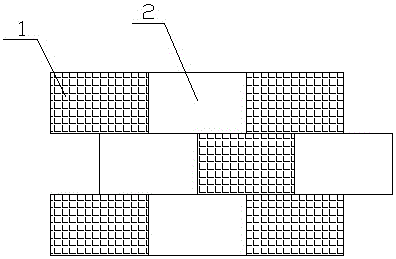 Cast-in-place rigid concrete self-insulation wall composed of openings and opening and closing blocks and wall-building method