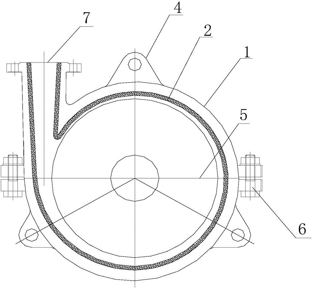 High-technology ceramic pump body used for pump and manufacturing method thereof