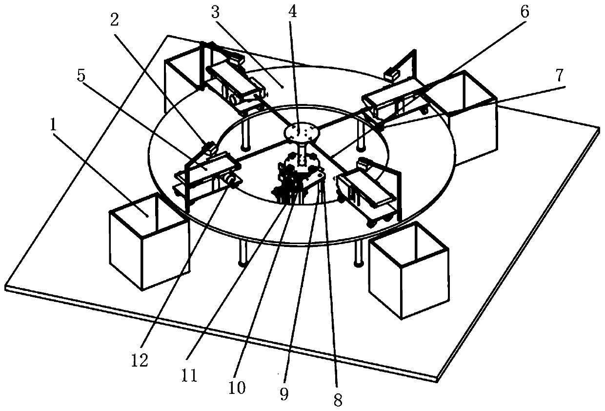 A small automatic sorting machine for express parcels and its sorting method