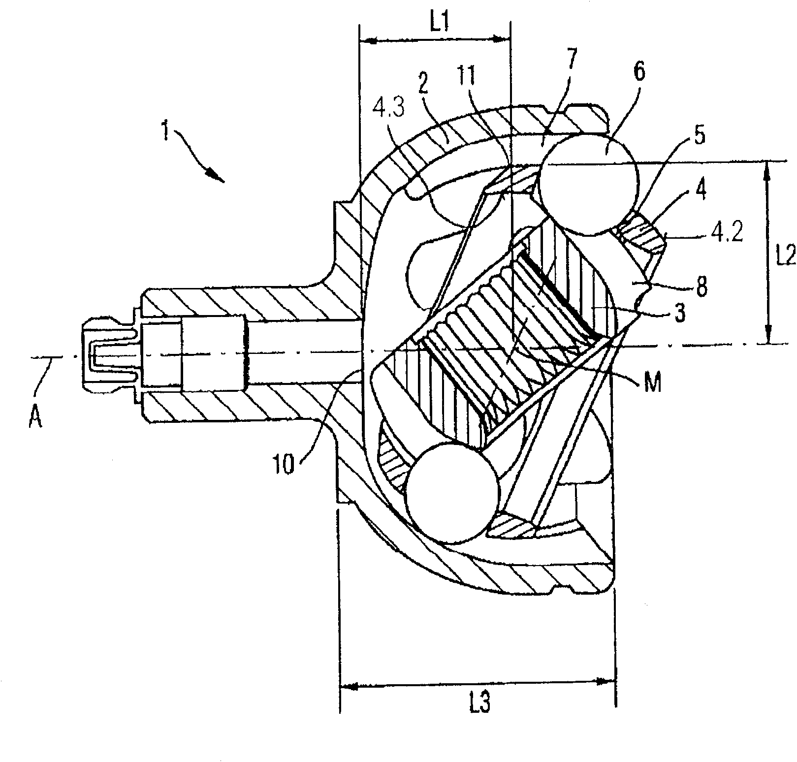 Synchronous hinge head and assembly method