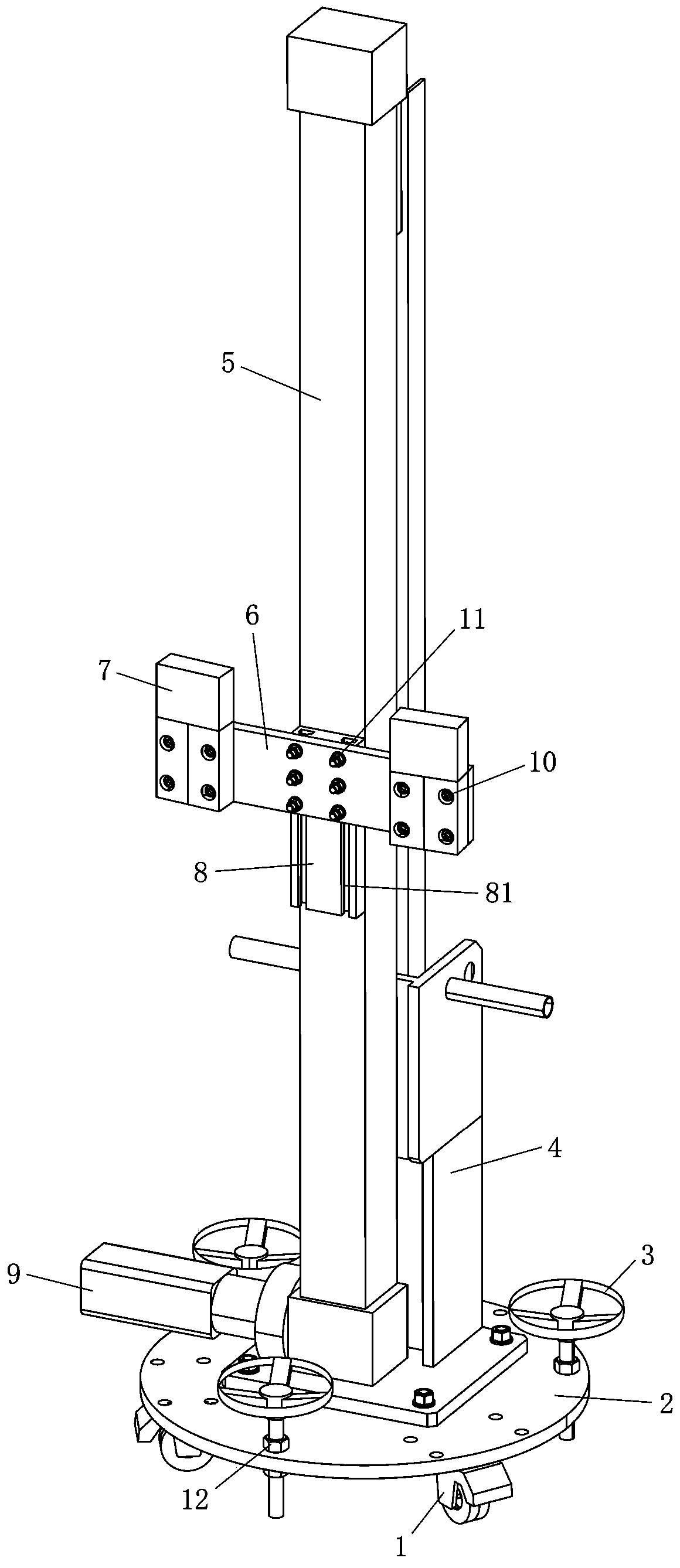 Magnetic steel pushing-in device