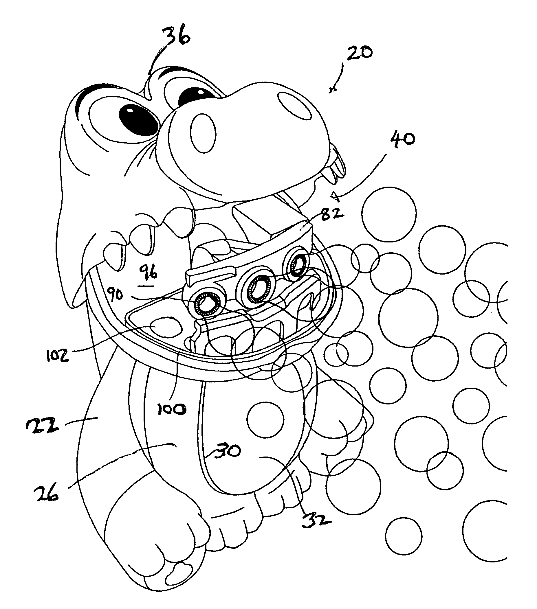 Bubble generating assembly