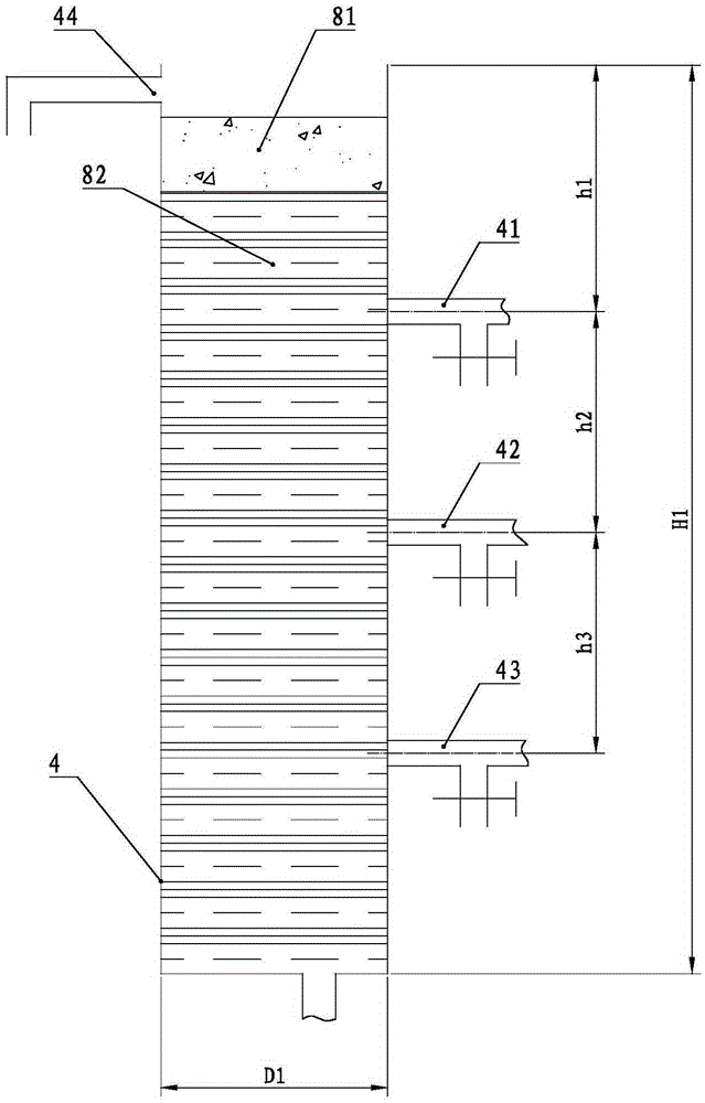 Inland water-bearing system saline water and fresh water interaction displacement simulation device and method