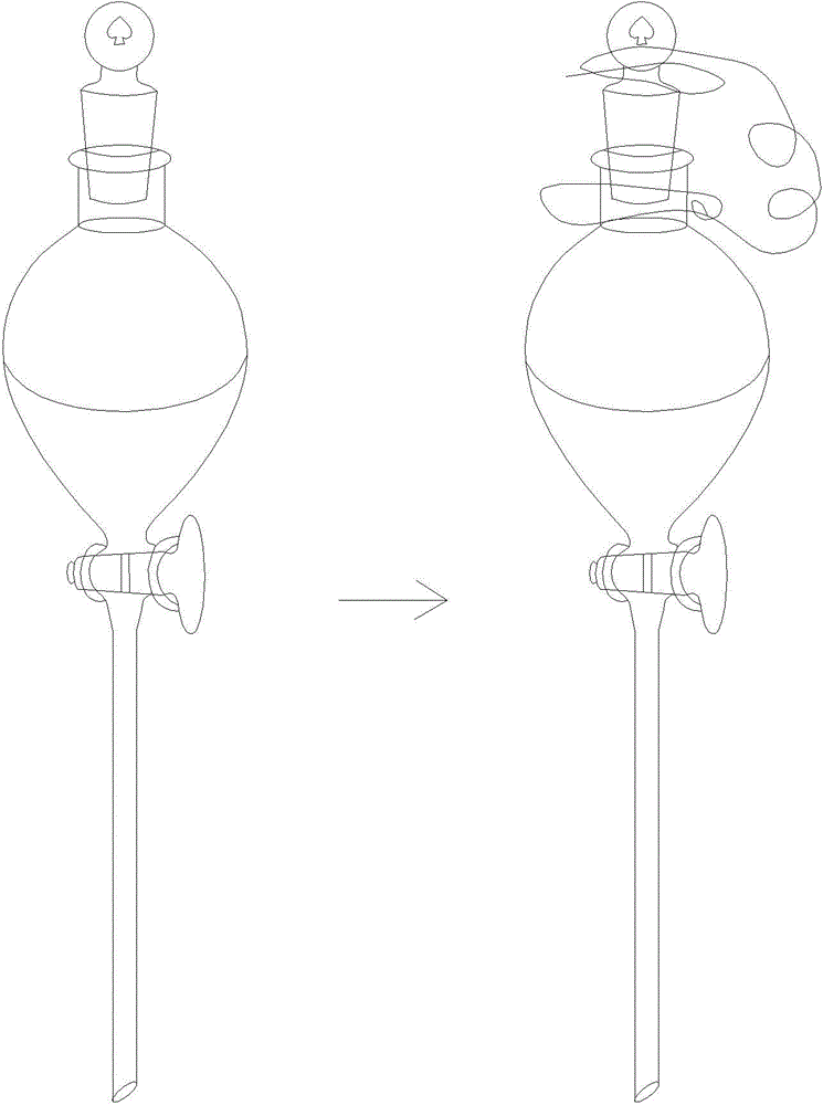 Abnormal binding belt for connecting cork with bottle and suitable for glass reagent bottle with cork