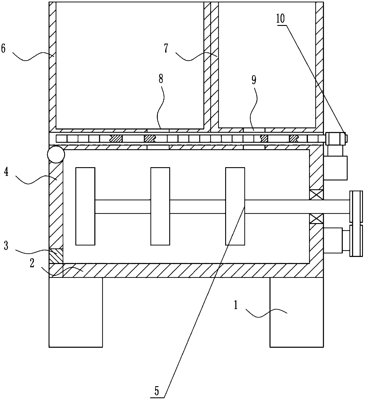 A rare earth substance extraction device