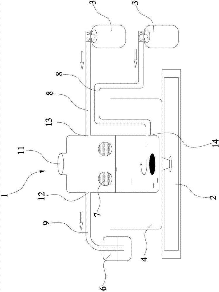 Method and device for recycling and harmlessly treating waste lithium ion battery electrolyte