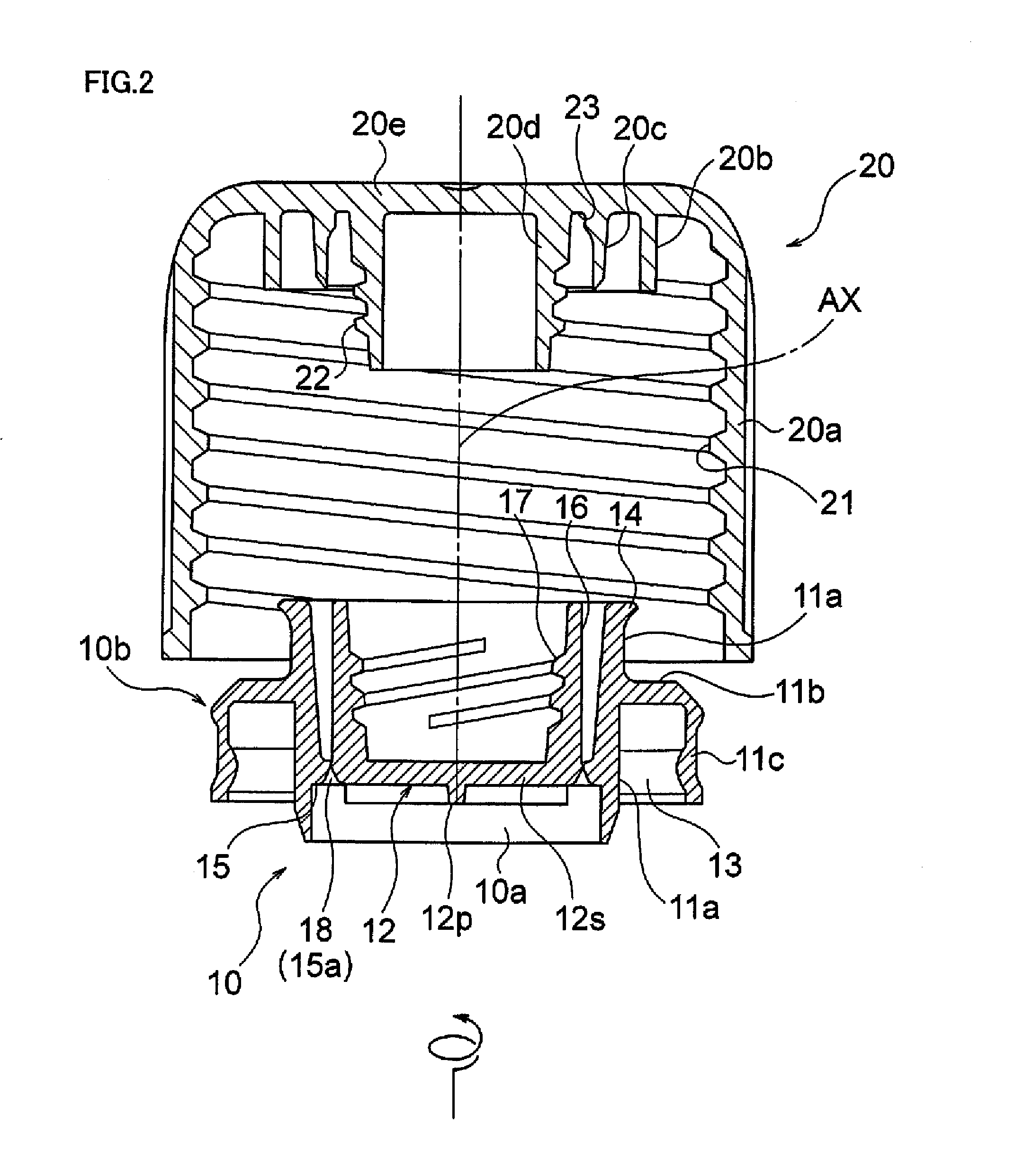 Container sealing device