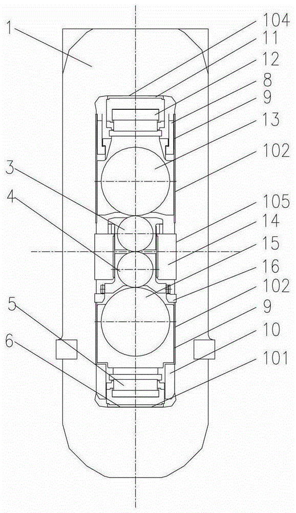 A rolling mill archway with a surface hardened layer