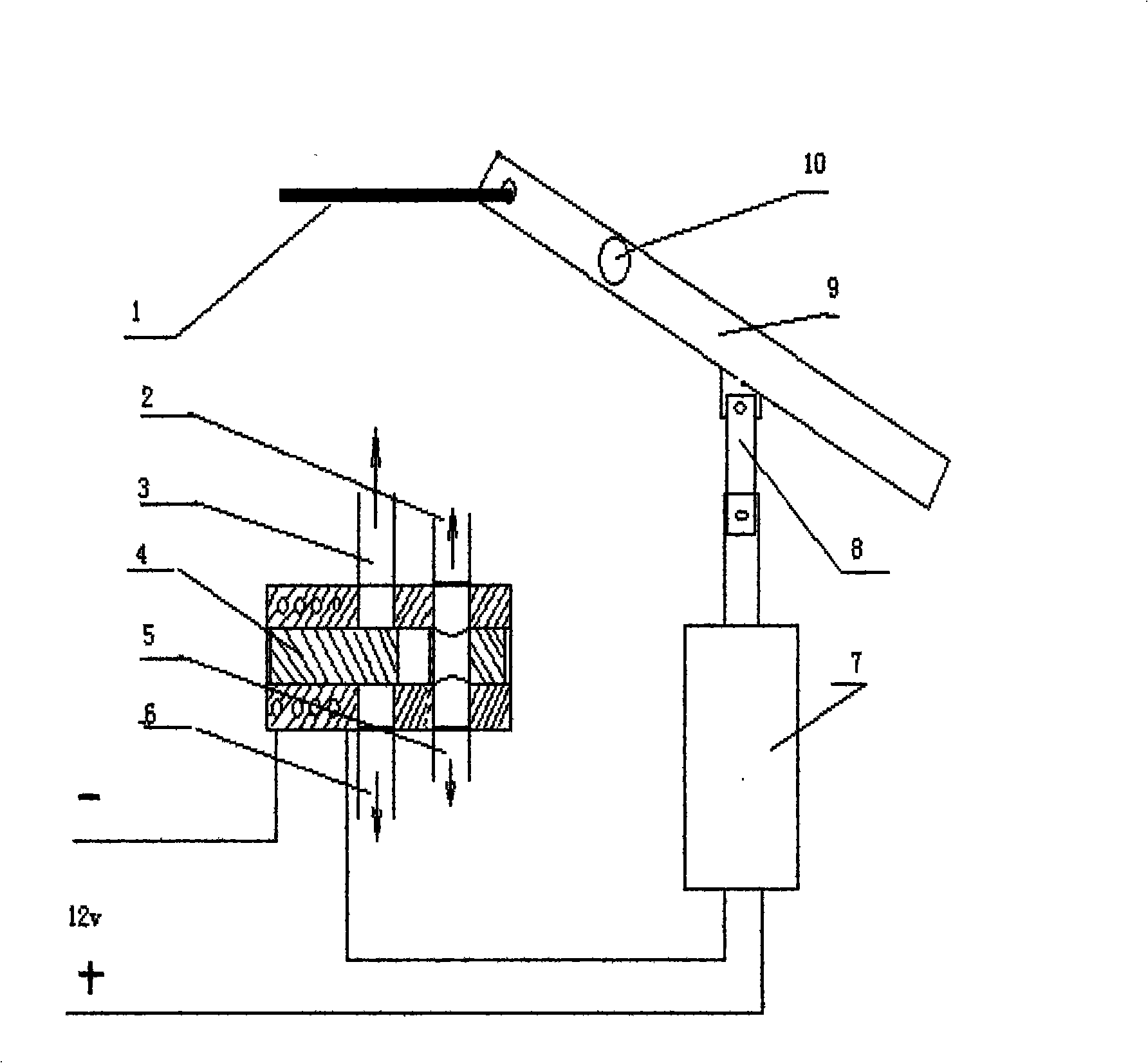 Safety valve of accelerator pedal motor vehicle