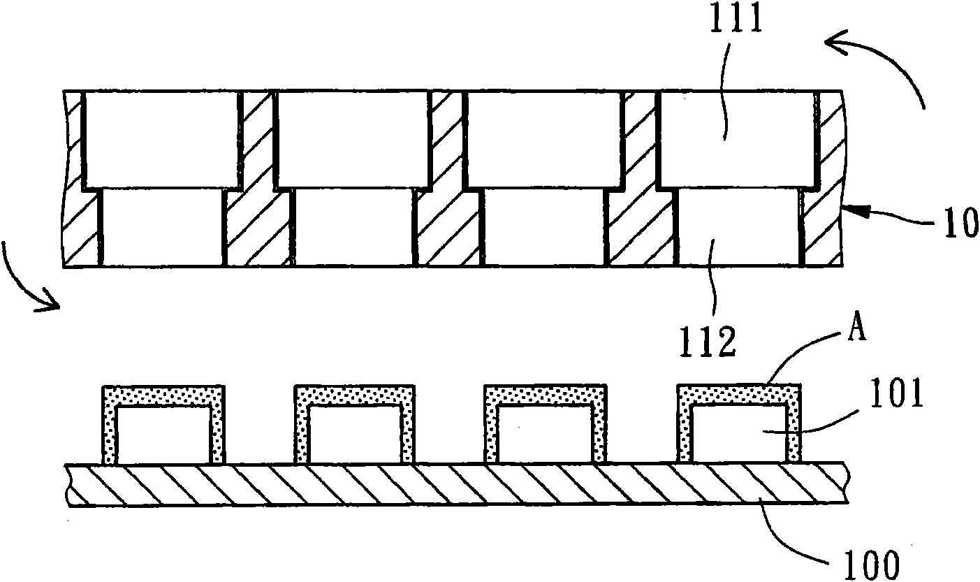 Method for using screen plate for packaging and molding light emitting diode (LED)