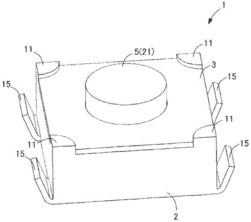 Movable contact part and switch device