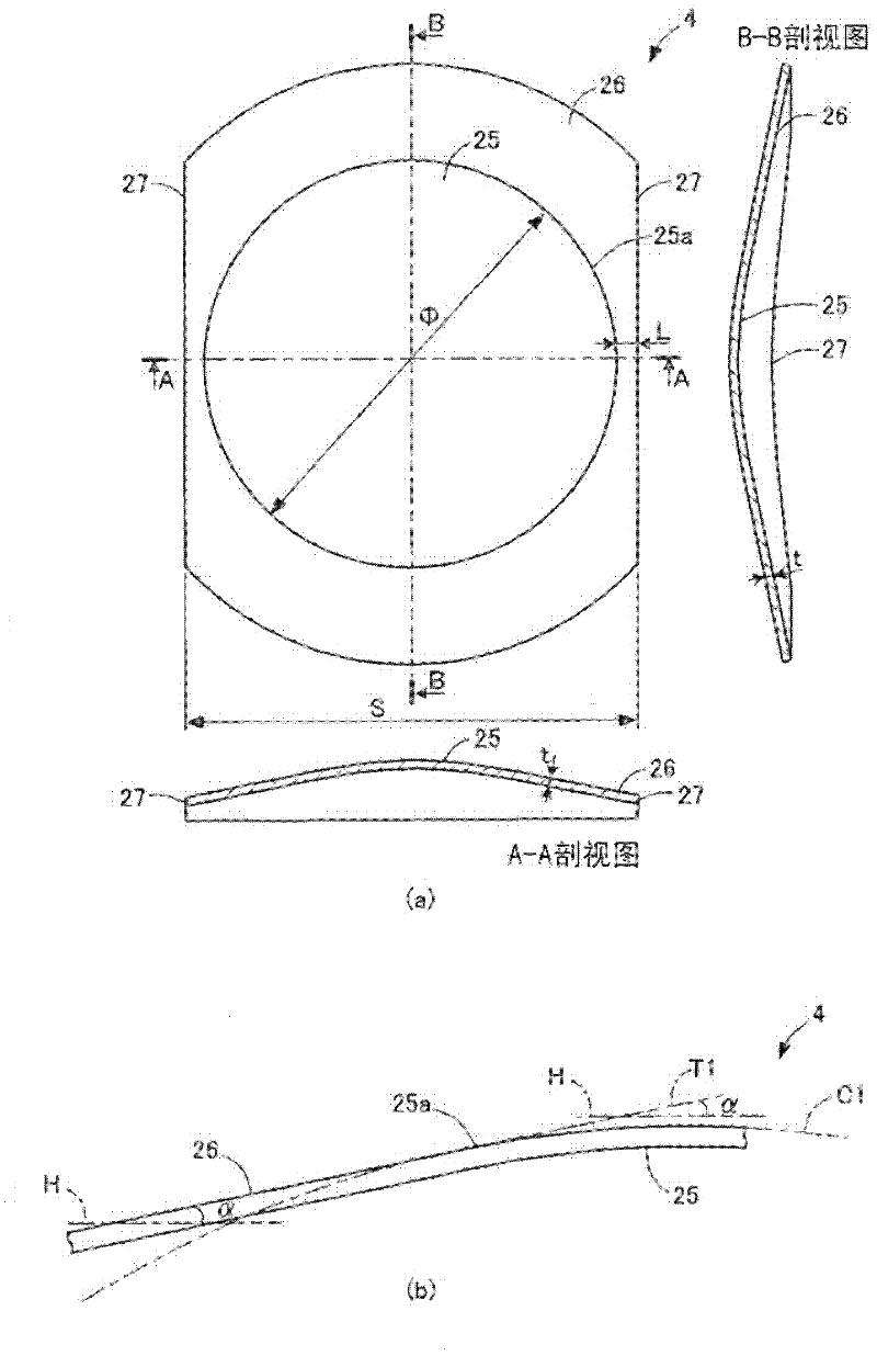 Movable contact part and switch device