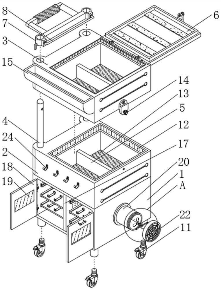 Food and drug detection sample storage device