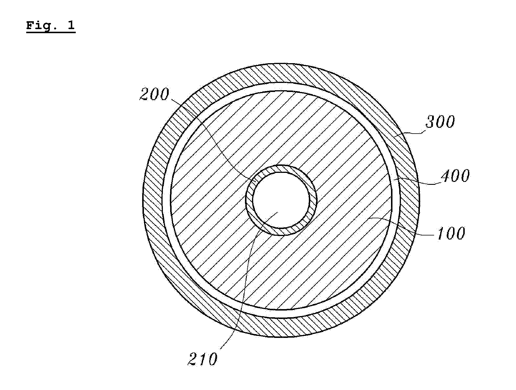Nuclear fuel rod for fast reactor