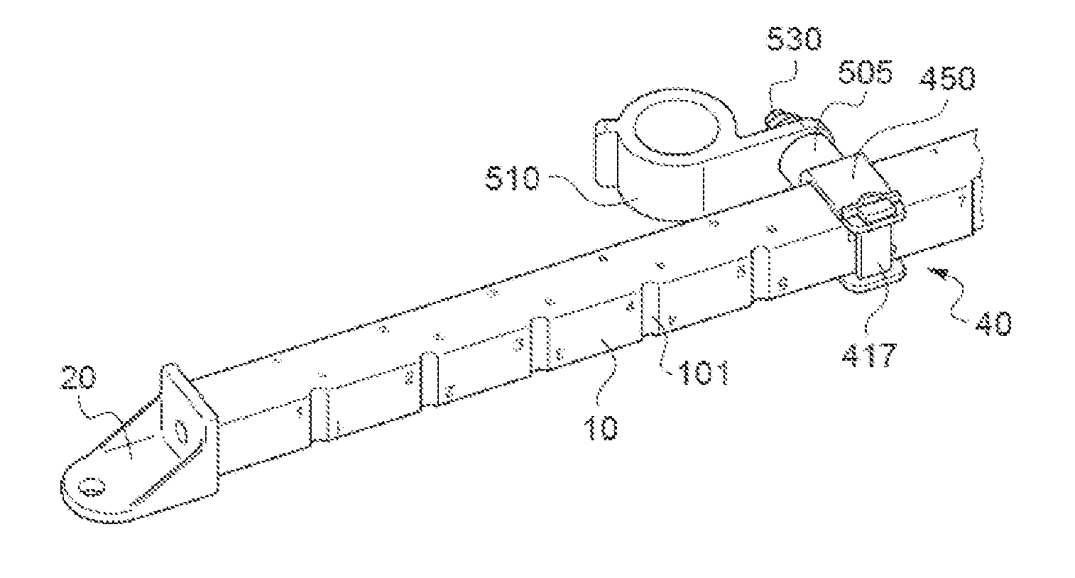 Mounting device for aircraft supply systems