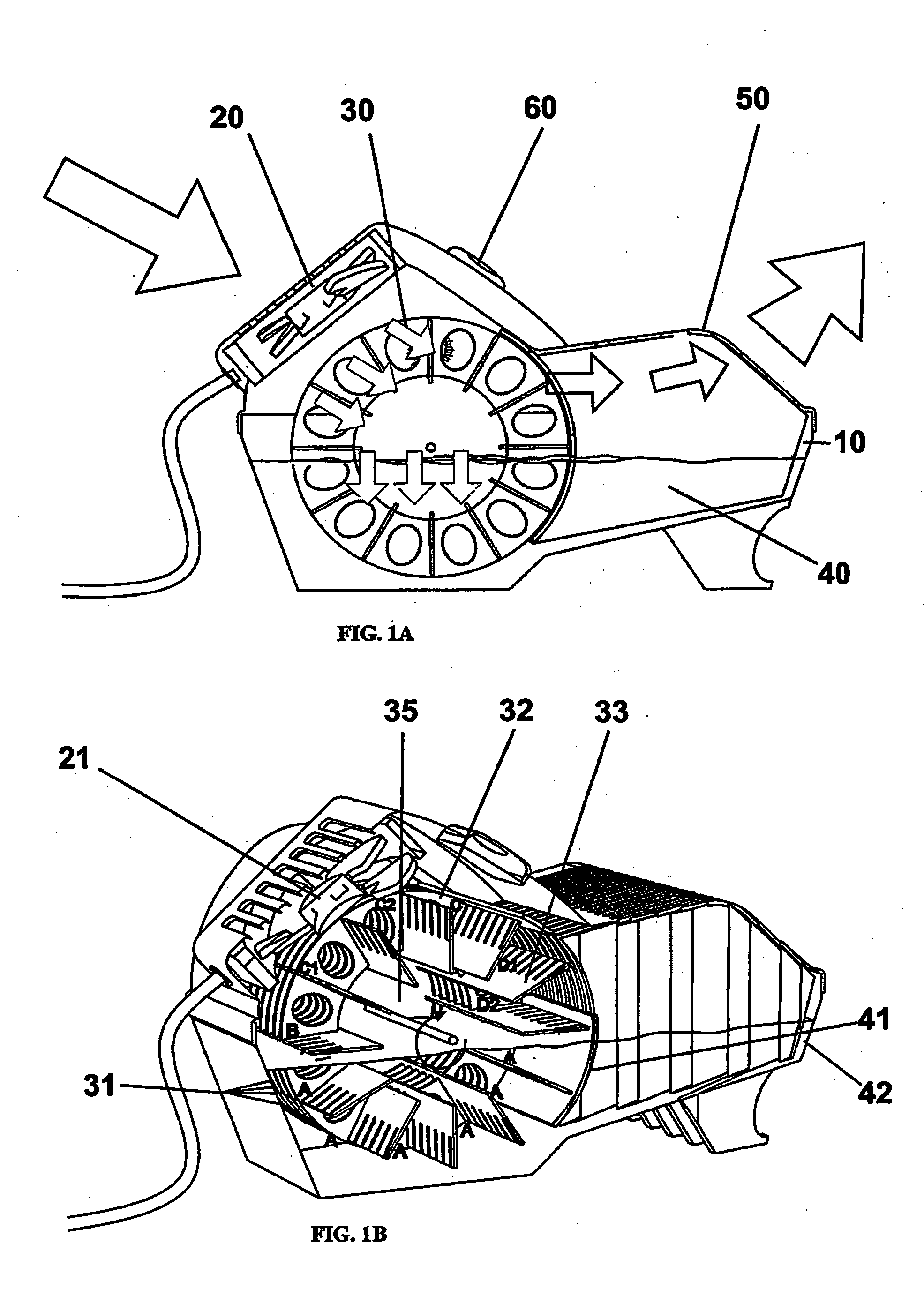 System and device for mass transfer and elimination of contaminants