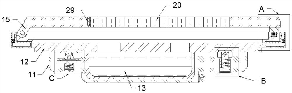 Ground power socket capable of avoiding liquid power connection hidden dangers