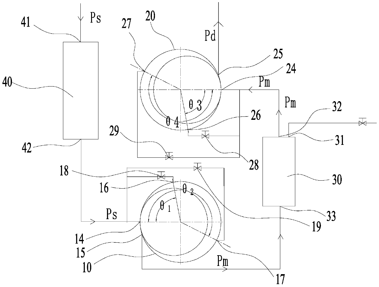 Rotary compressor assembly and air conditioner having same