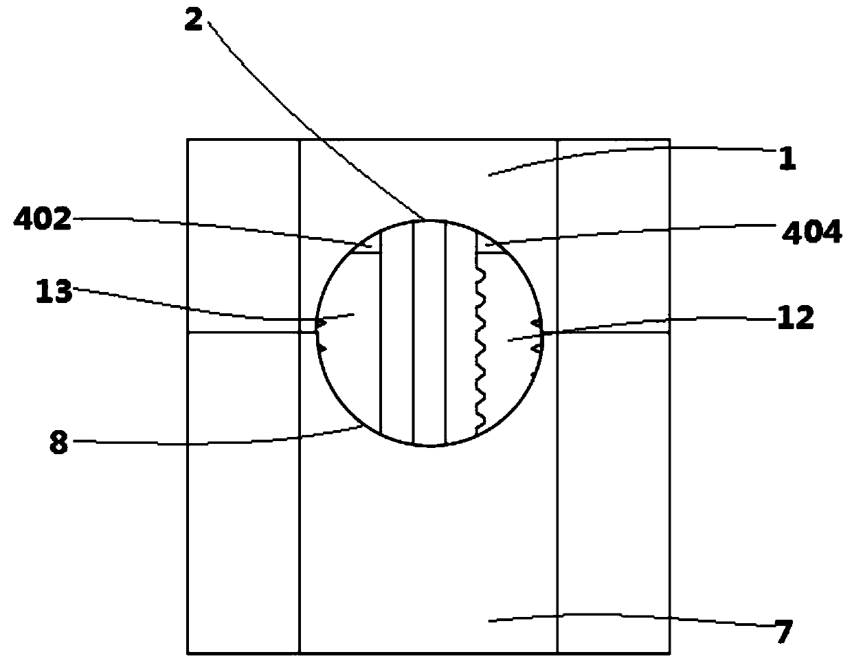 A junction box based on line connector connection