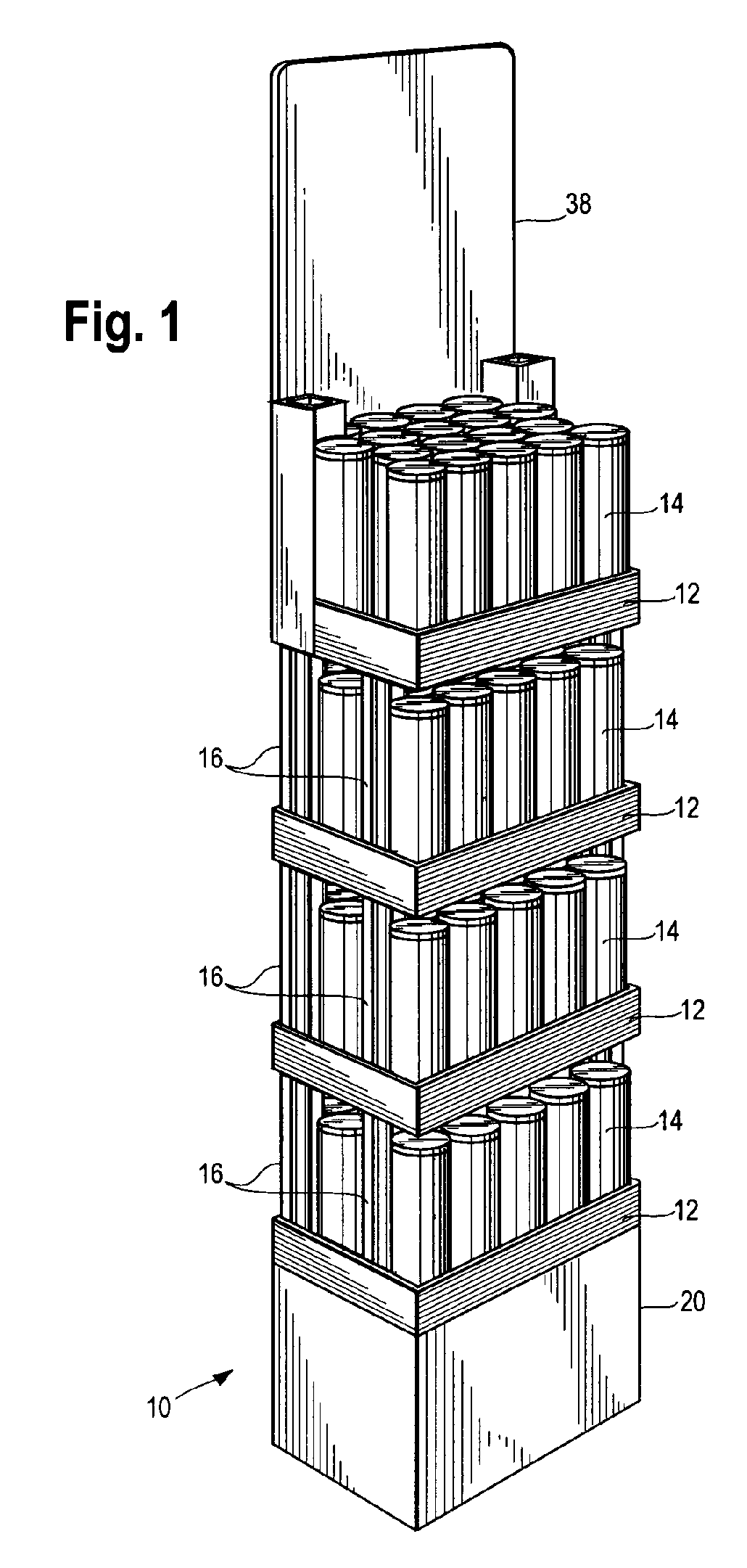 Base for post in post product packaging and display system