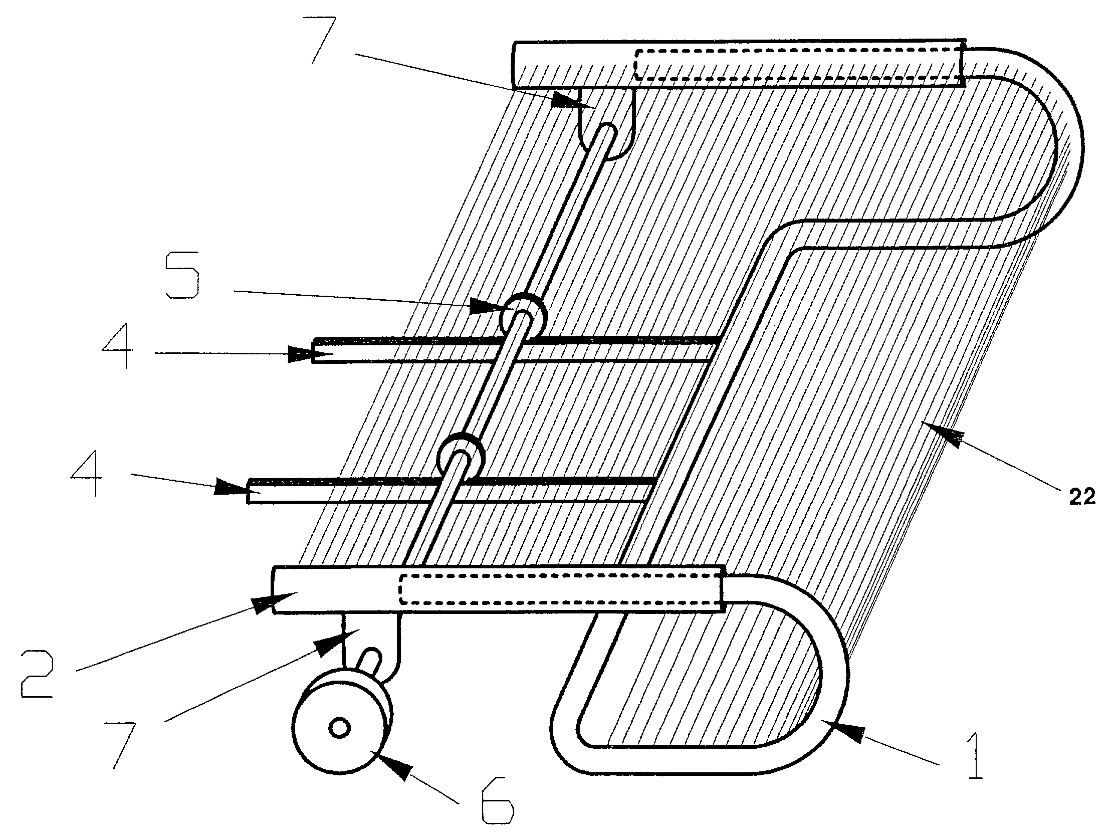 Mechanism for changing a position of a support surface