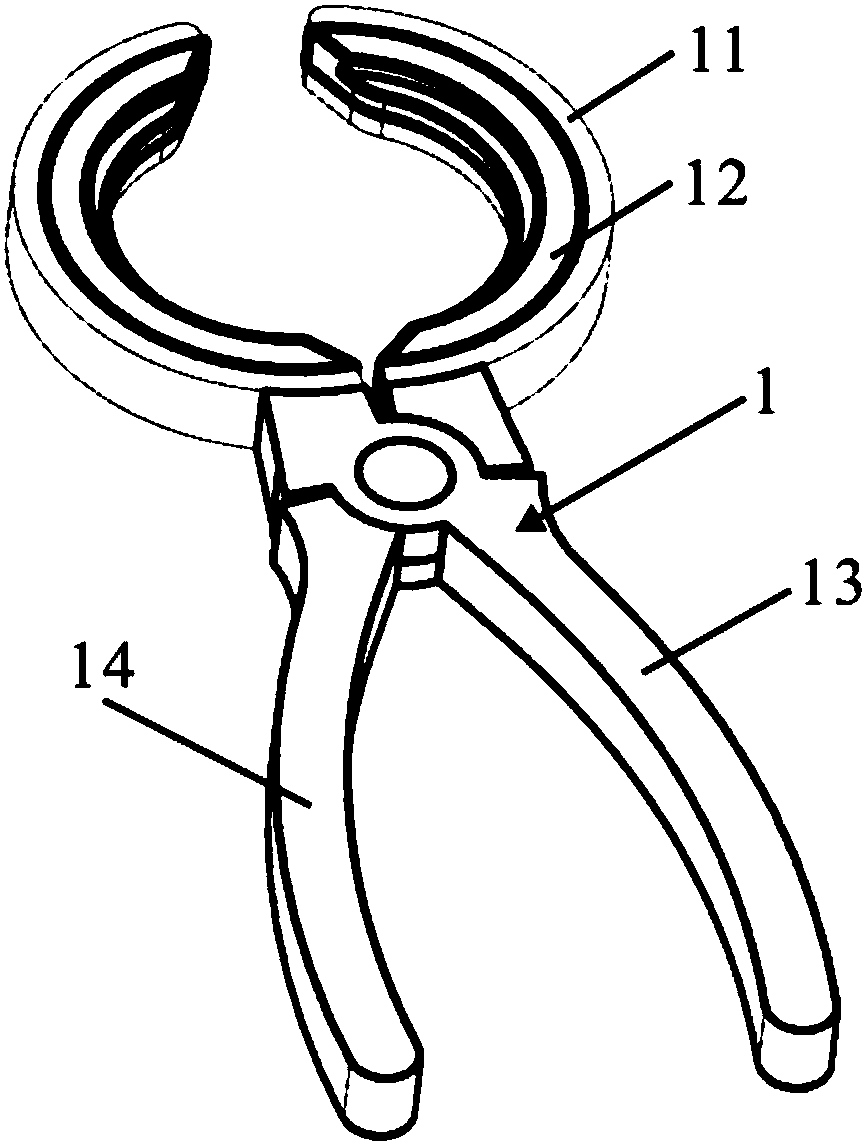 High-speed rotary cup dismounting and mounting tool