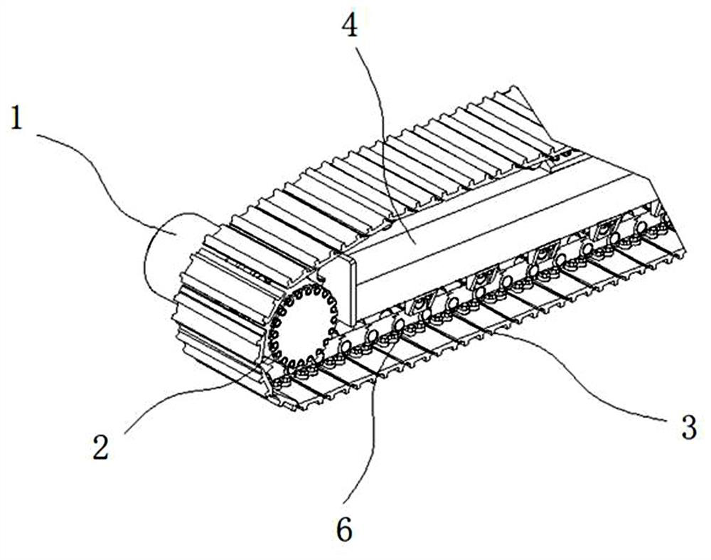 Double-electric-drive type crawler chassis