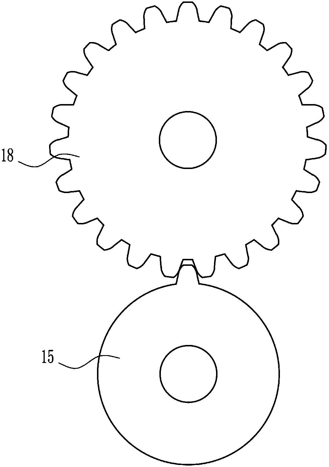 Device for slicing apple for observing plant cells by microscope