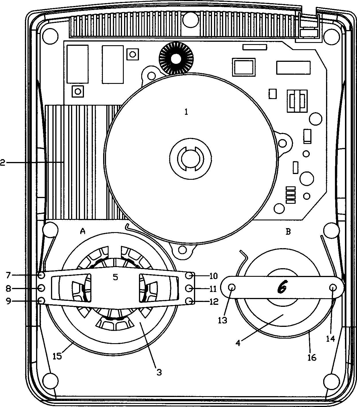 Electromagnetic oven with turbo fan