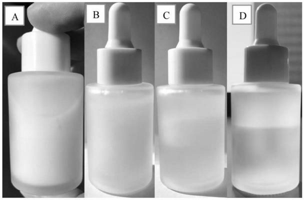 Emulsifying composition and emulsifying system easy to emulsify and layer