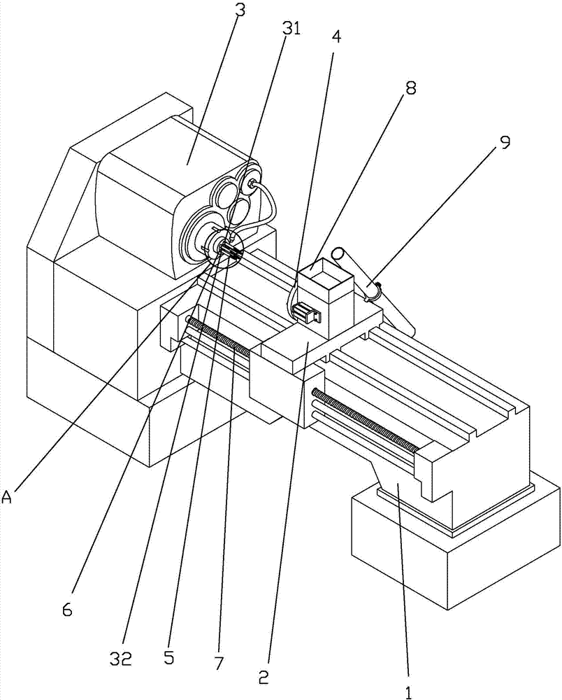 Machine tool for processing horseshoe-shaped slots of drill bit