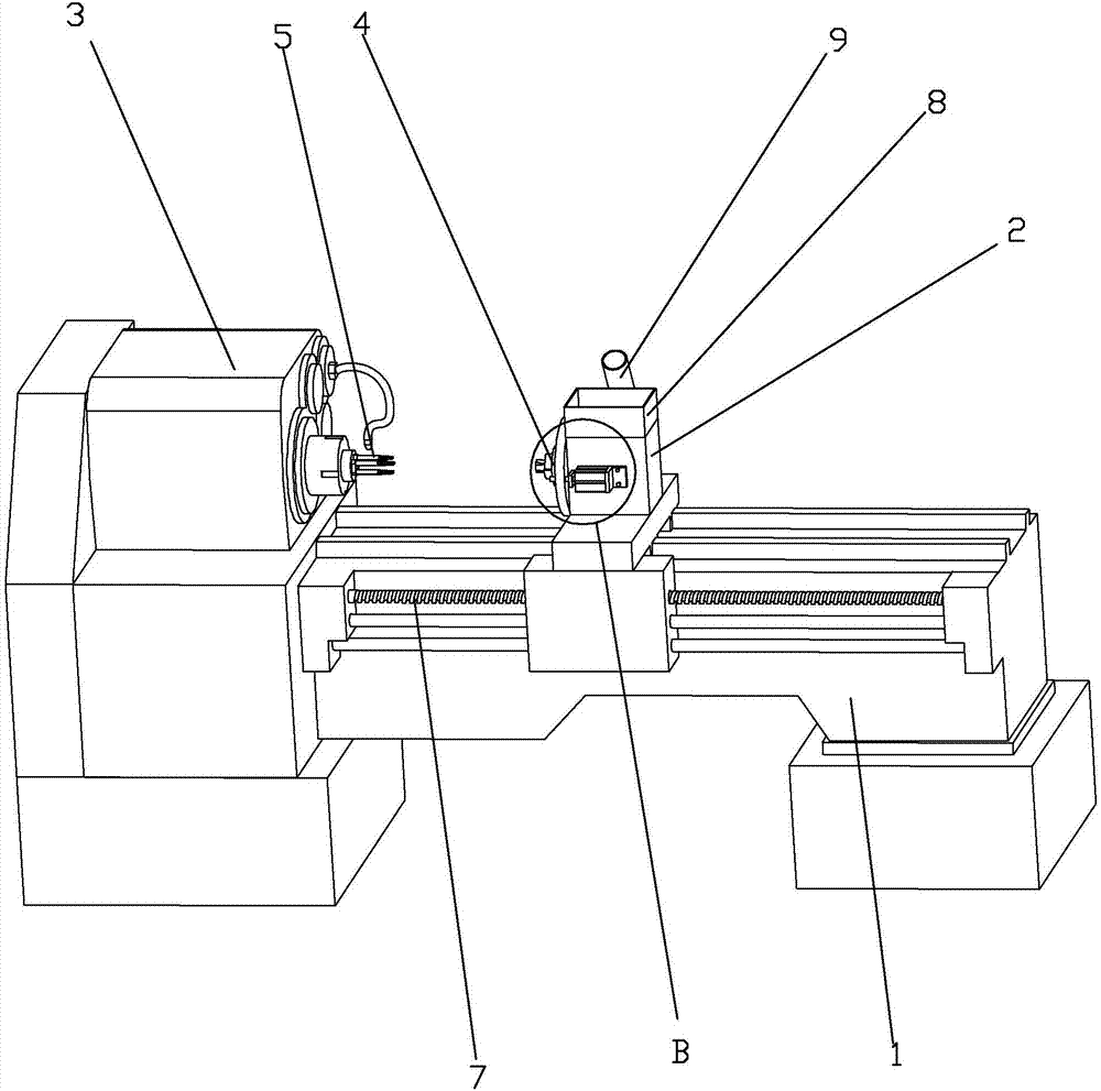 Machine tool for processing horseshoe-shaped slots of drill bit