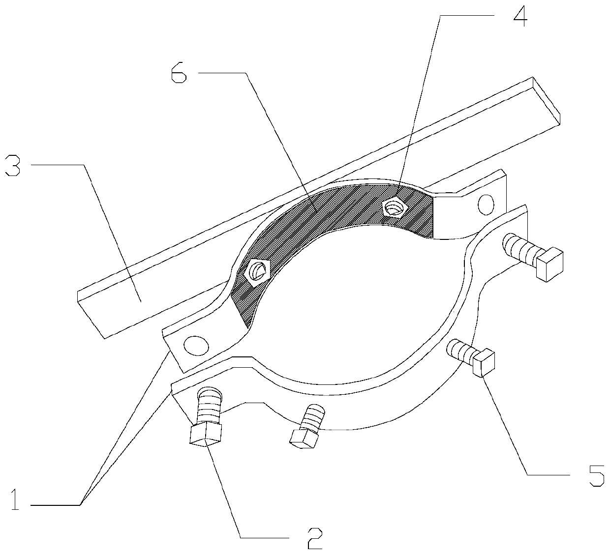 Wire pole hoop capable of achieving secondary fastening