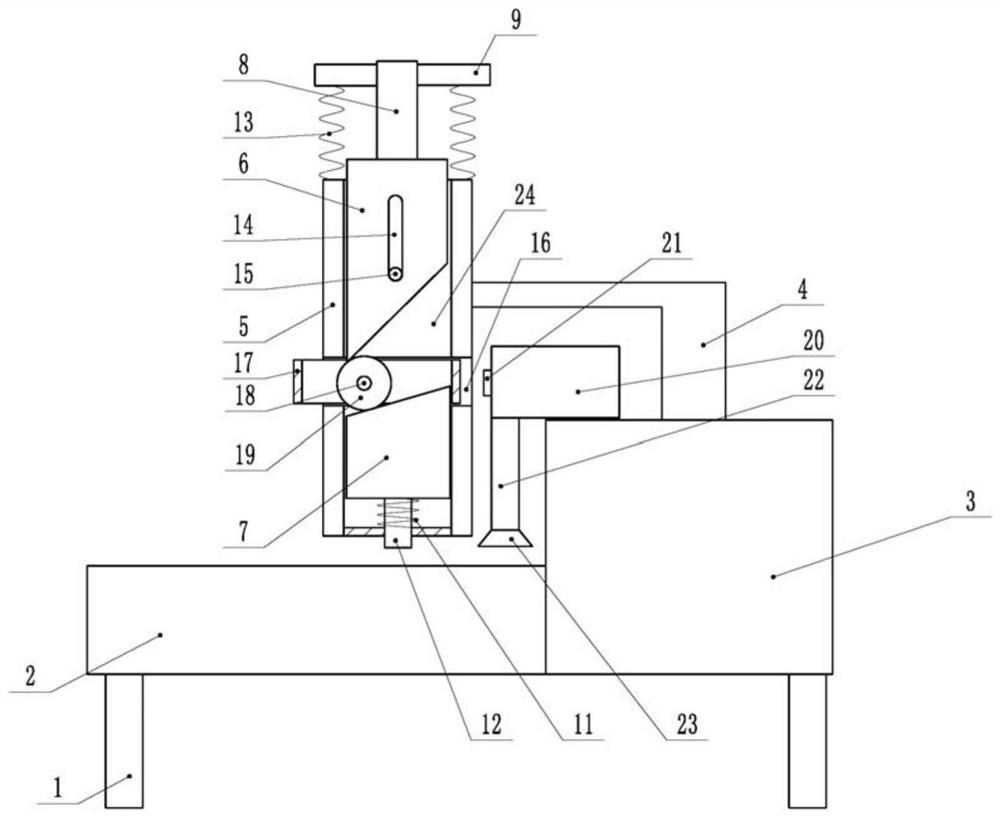 A dust blowing device for a printing press