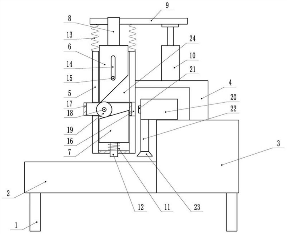 A dust blowing device for a printing press