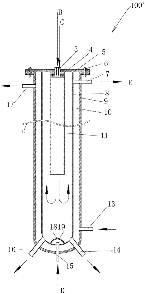 Supercritical water oxidation reaction apparatus and method