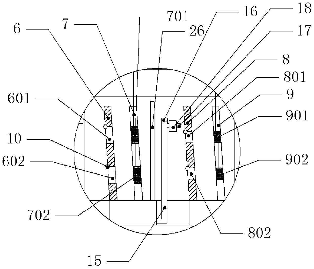 Steel shot sorting device