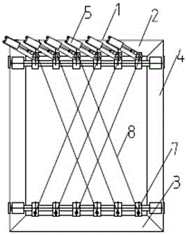 A cross-top cutting device based on autoclaved aerated blocks