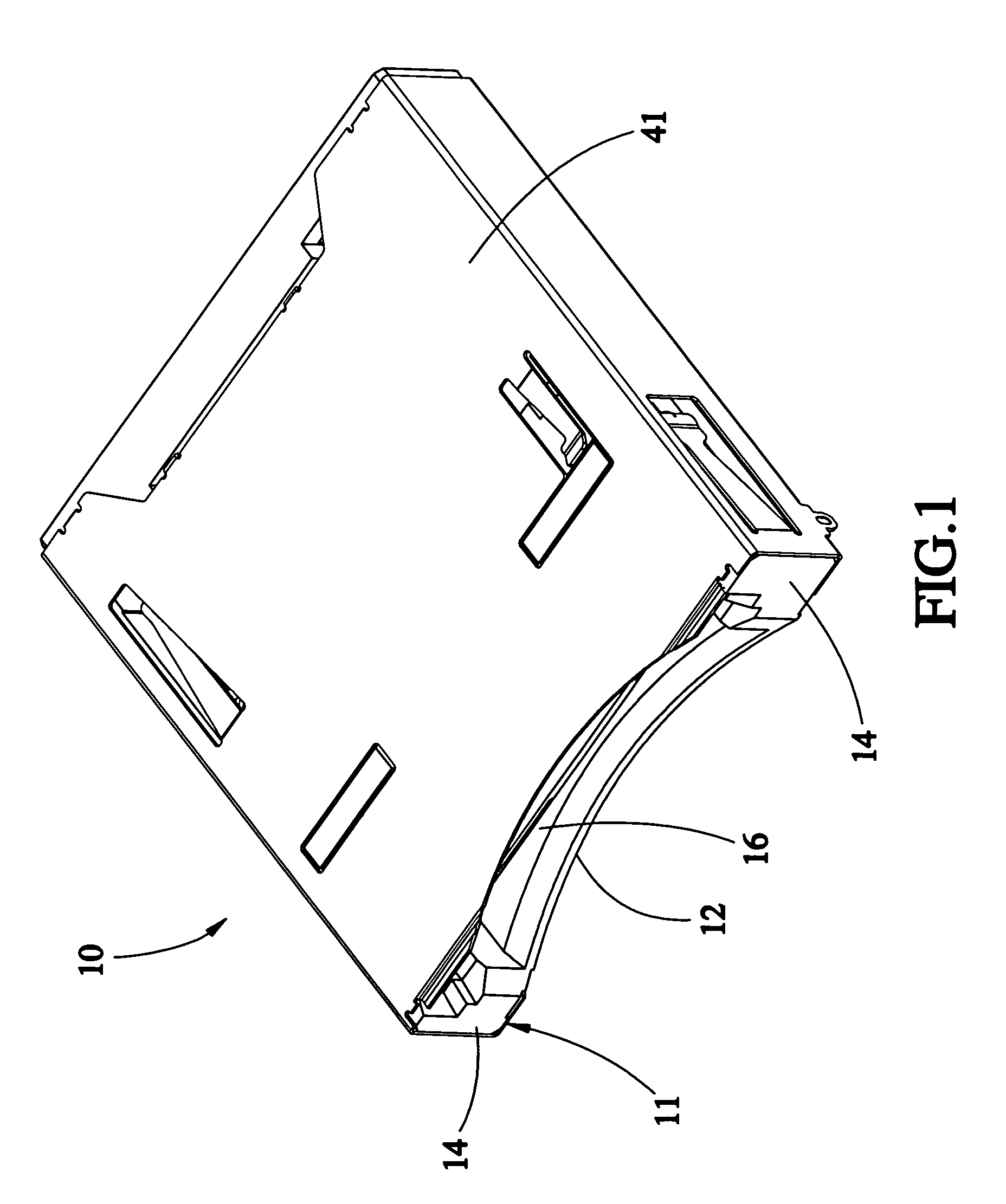 All-in-one card connector preventing card from erroneous insertion therein and allowing insertion of card once only