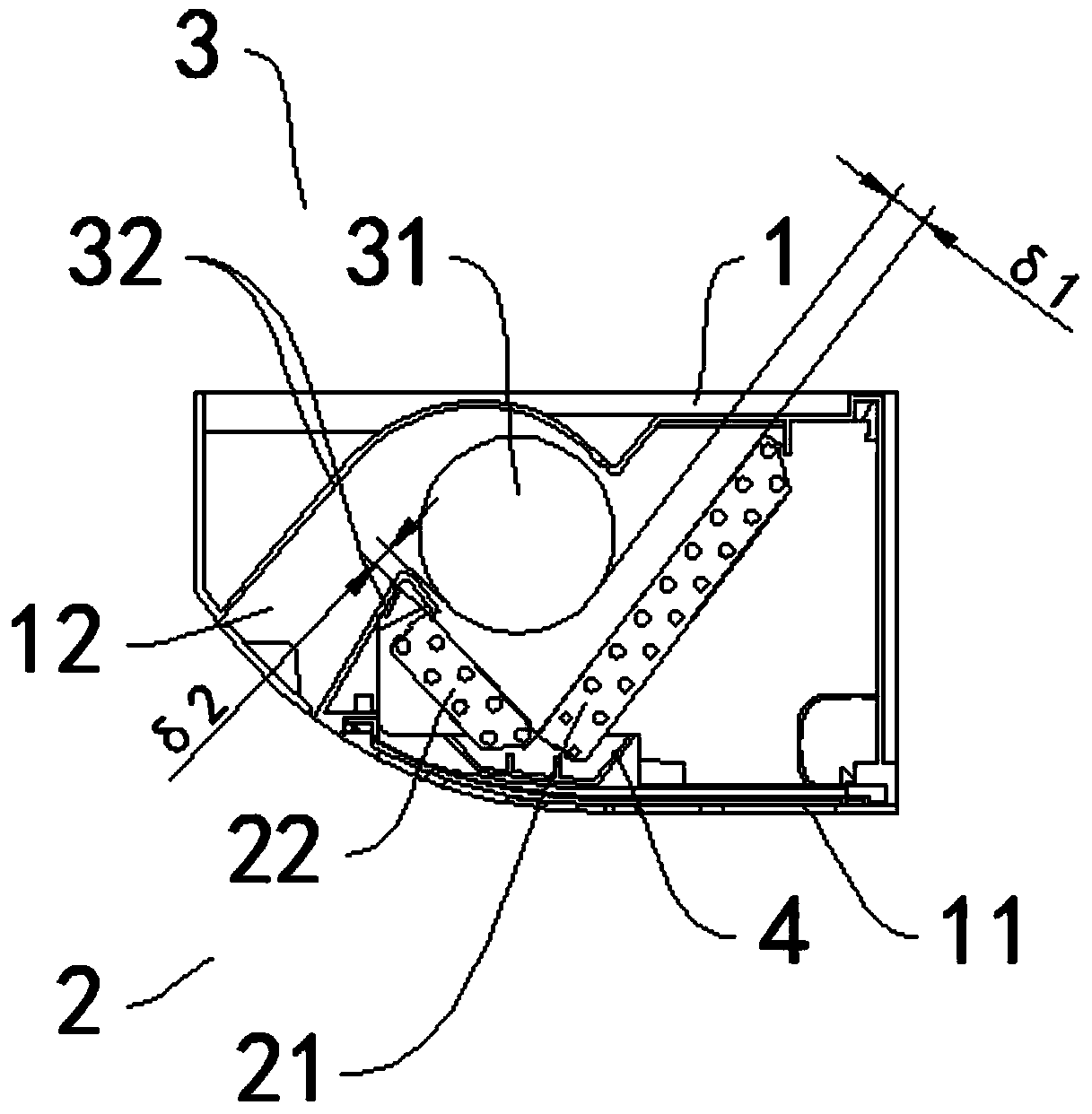 An air conditioner indoor unit