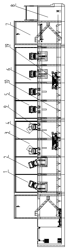 Material receiving system for automobile