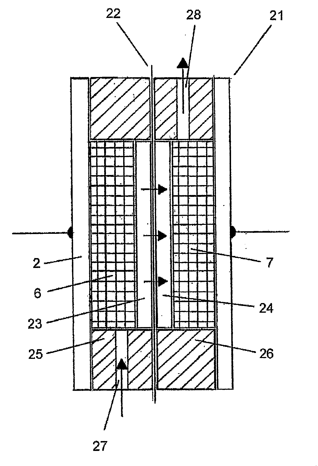 Fuel Cell With Hydrogen Internal Recirculation