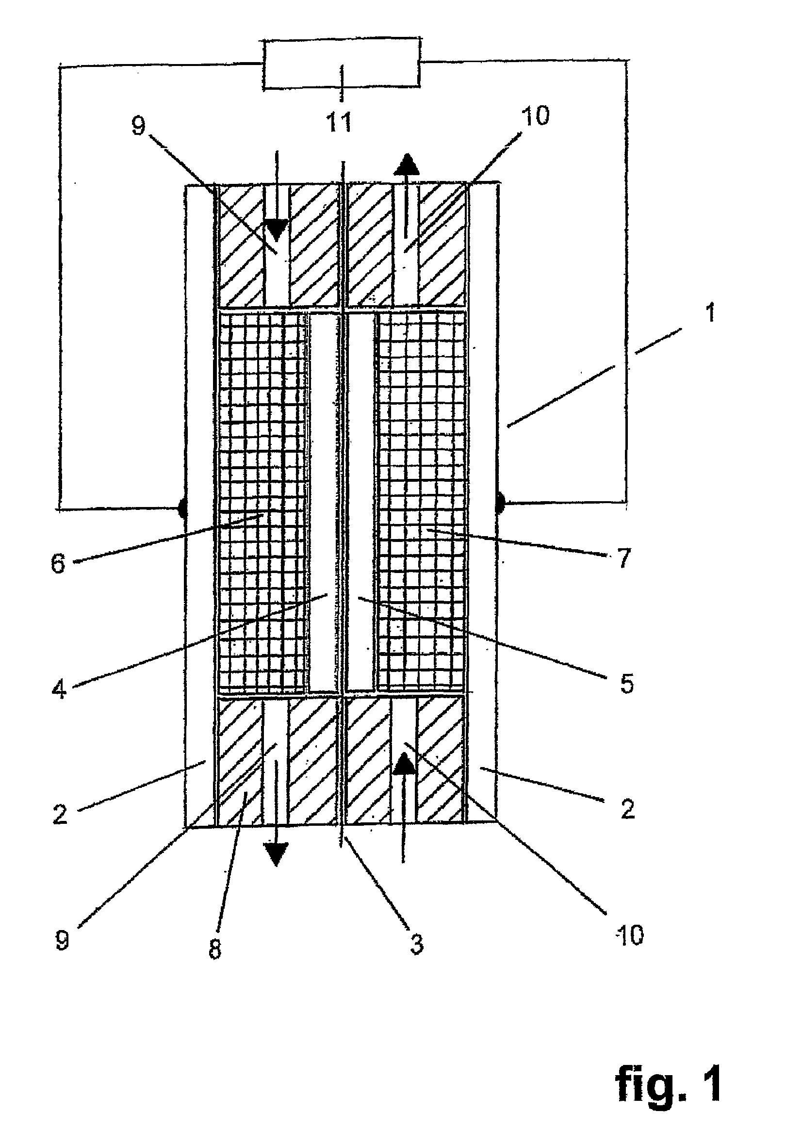 Fuel Cell With Hydrogen Internal Recirculation