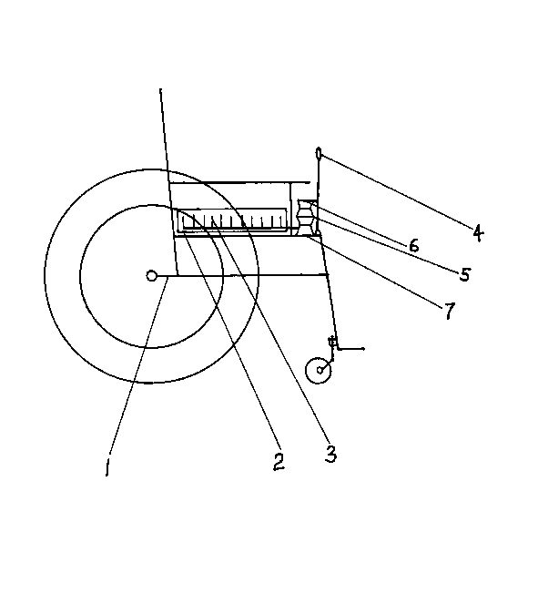 Self-service massaging bedsore-proof wheel chair