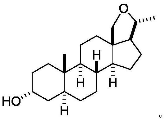 3α,20,20-trihydroxy-5α-pregnant-18-carboxylic acid-γ-lactone and preparation method thereof