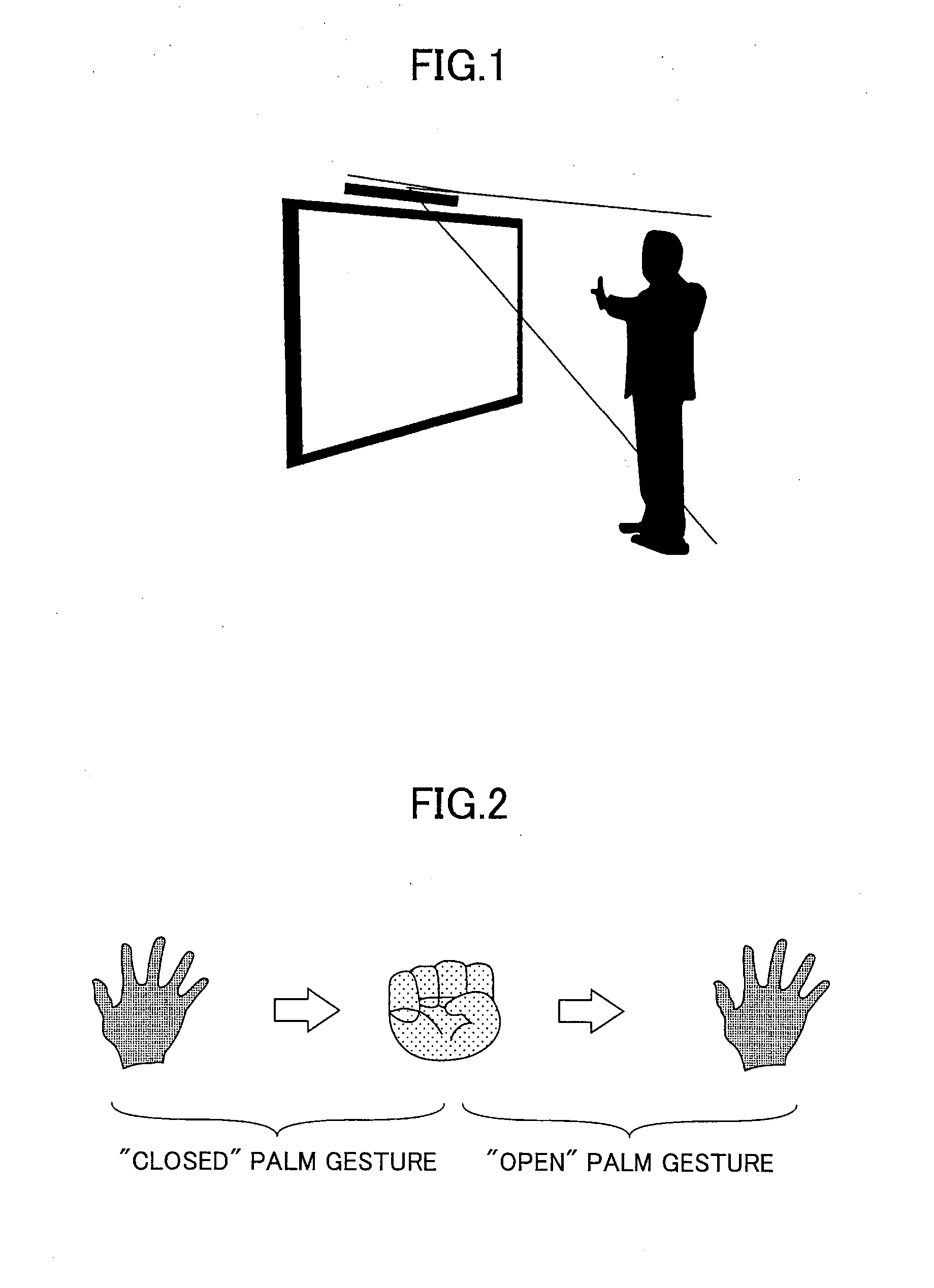 Palm gesture recognition method and device as well as human-machine interaction method and apparatus