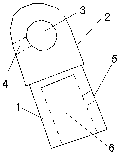 Front-back support connecting fixing piece of electric bicycle sun-shading device