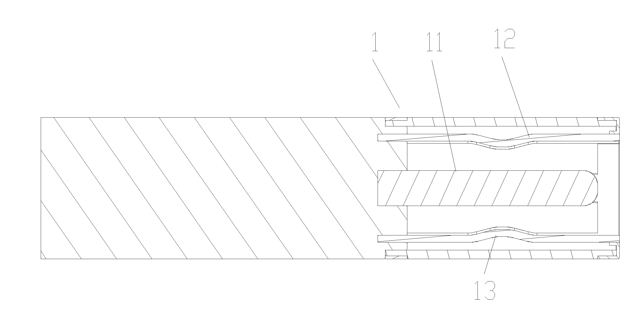 Metal leaf-spring-type connector for electronic cigarette devices