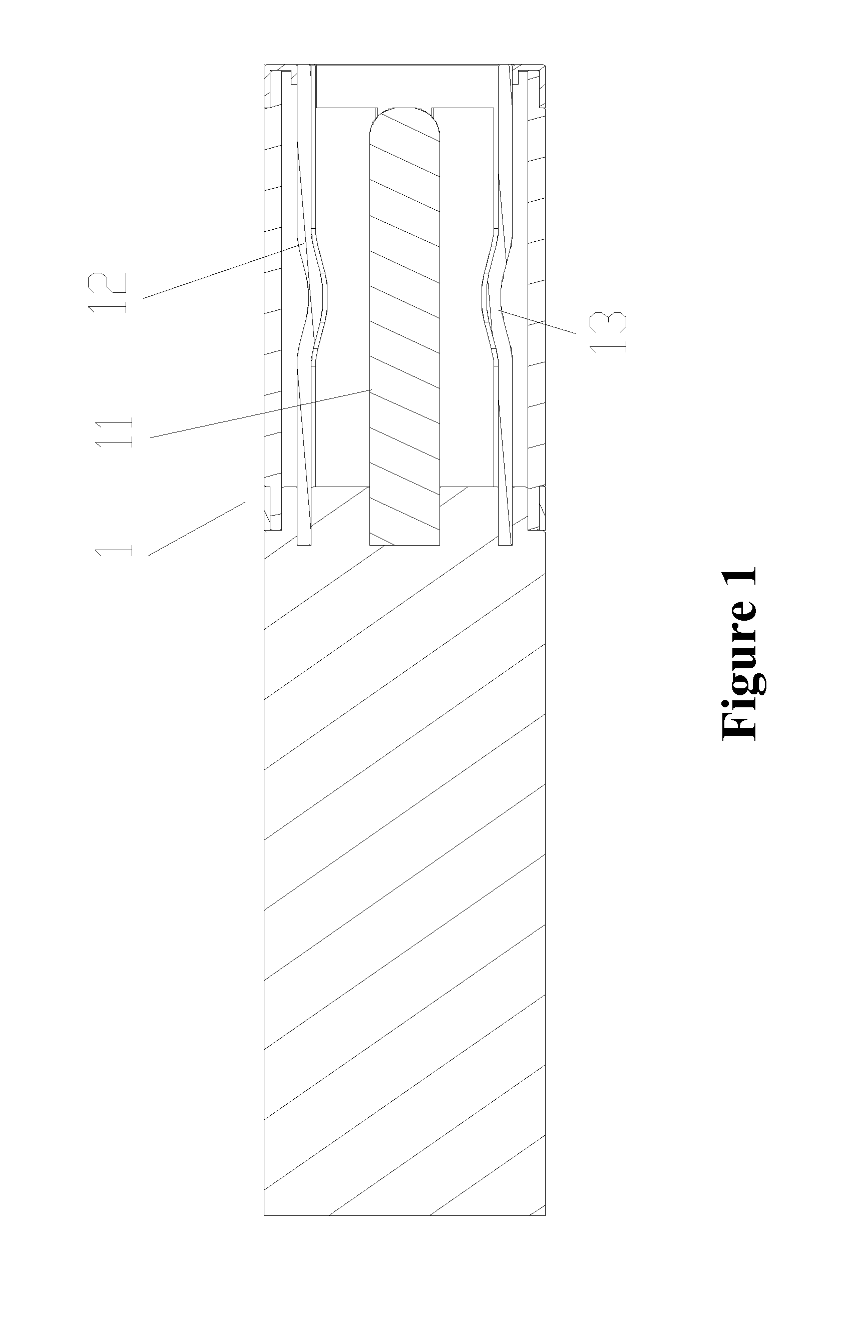 Metal leaf-spring-type connector for electronic cigarette devices